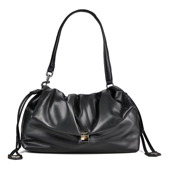 Replay Schultertasche Leder 20 cm