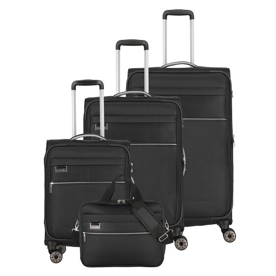 Travelite Miigo 4 Rollen Kofferset 4-teilig mit Dehnfalte