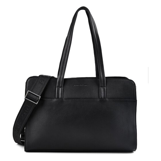 Harbour 2nd Just Pure Schultertasche Leder 36 cm Laptopfach