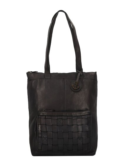 Harbour 2nd Urban Poets Schultertasche Leder 37.5 cm Laptopfach