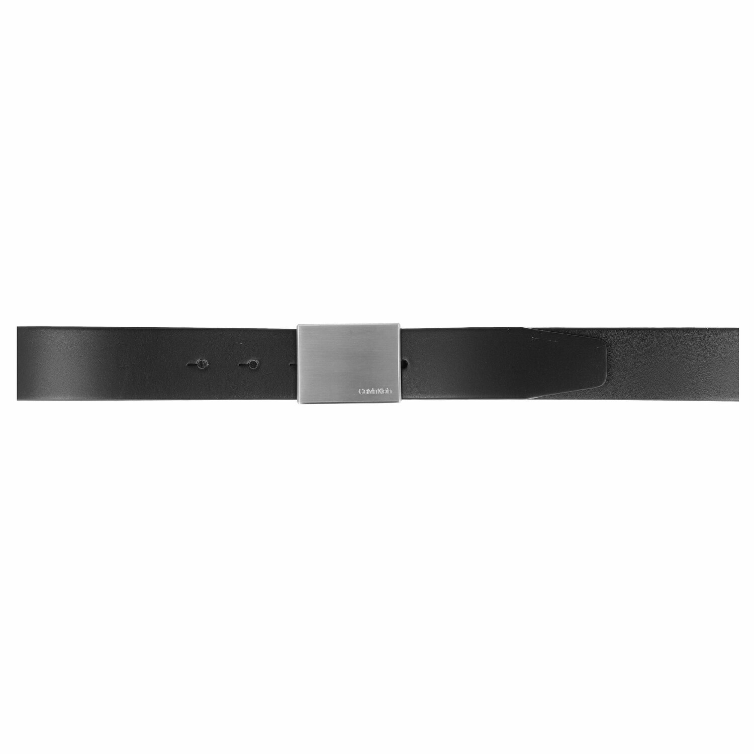Calvin Klein Formal Plaque Gürtel Leder black | 90 cm | bei