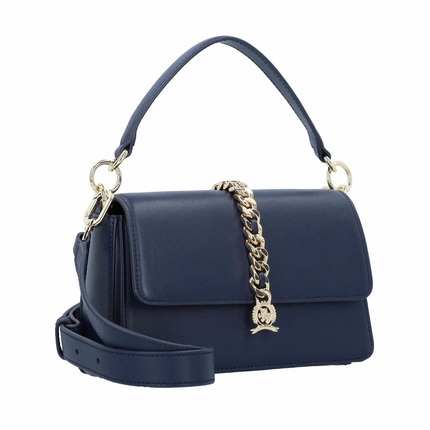 Tommy Hilfiger Luxe Leather Handtasche Leder 23 cm space blue | bei