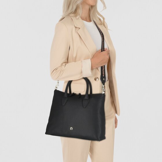 AIGNER Zita Handtasche Leder 36 cm