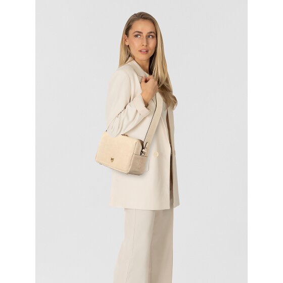 PINKO Shoulder Horizontal Umhängetasche Leder 25 cm