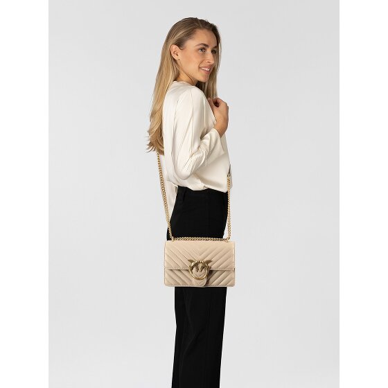 PINKO Love One Umhängetasche Leder 21 cm