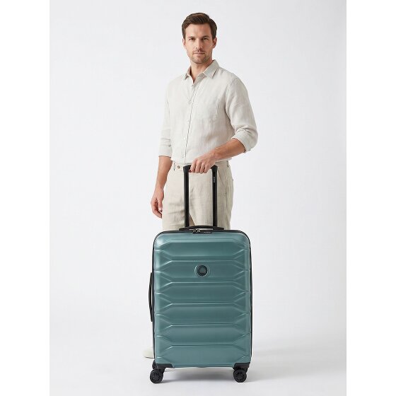 Delsey Paris Meteor 4 Rollen Trolley 68 cm mit Dehnfalte