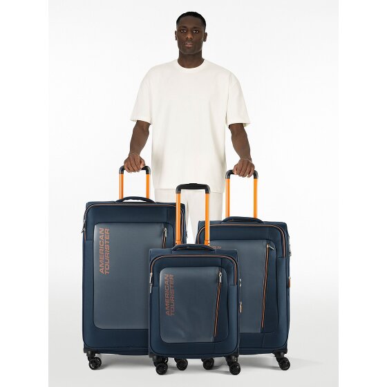 American Tourister Aktivus 4 Rollen Kofferset 3-teilig mit Dehnfalte
