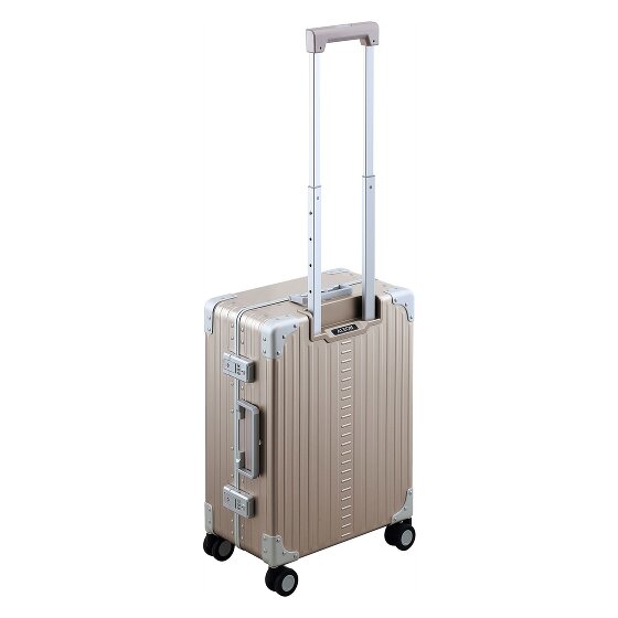 Aleon Fortis 4-Rollen Kabinentrolley Aluminium 54 cm