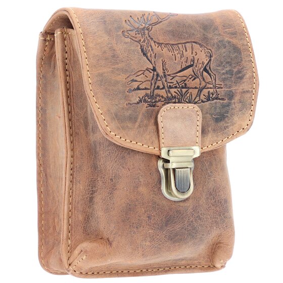 Greenburry Vintage Outdoor Gürteltasche Leder 11 cm
