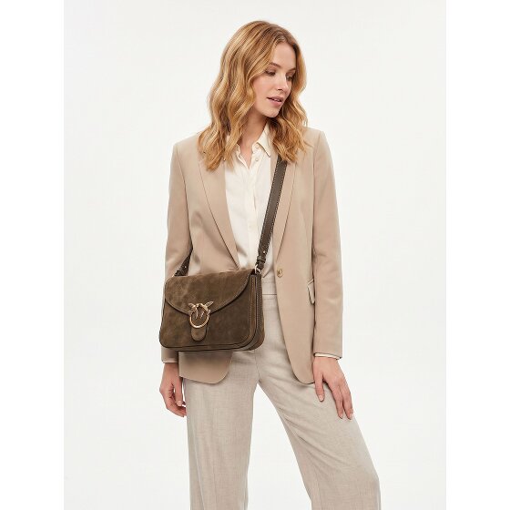 PINKO Love Satchel Mini Umhängetasche Leder 20 cm