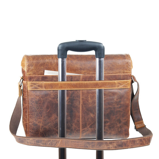 Greenland Nature Montana Messenger Leder 40 cm Laptopfach