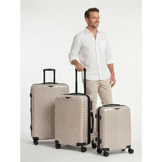 Redolz Essentials 18 2.0 4 Rollen Kofferset 3-teilig mit Dehnfalte