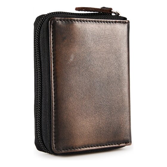 Greenburry Destressed Geldbörse RFID Schutz Leder 10.5 cm