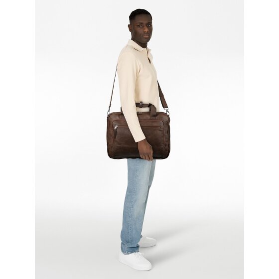 camel active Traces Aktentasche Leder 39 cm Laptopfach