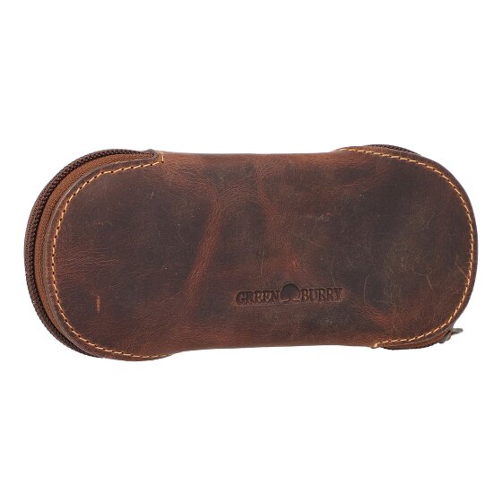 Greenburry Vintage Brillenetui Leder 17 cm