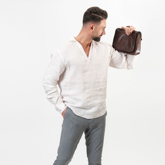 Farmhood Memphis Kulturbeutel Leder 27 cm