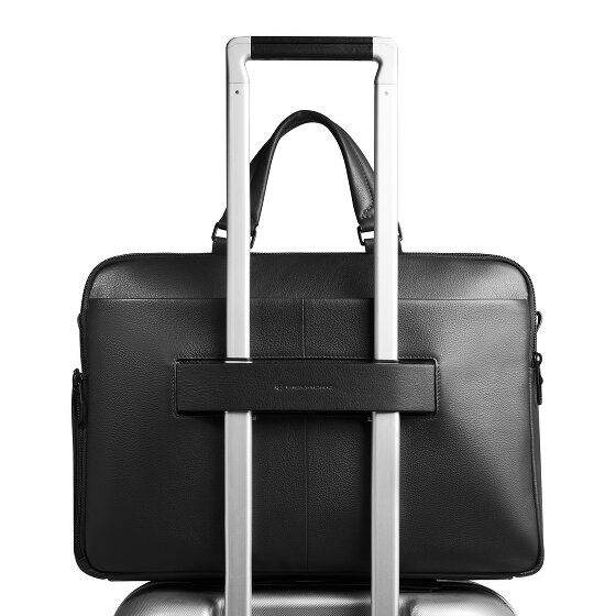 Piquadro Cartel2m Aktentasche RFID Schutz Leder 40 cm Laptopfach