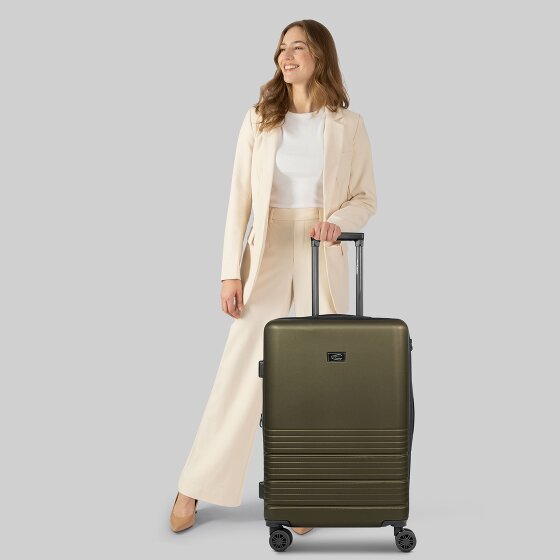 camel active Hanoi 4 Rollen Trolley M 65 cm mit Dehnfalte
