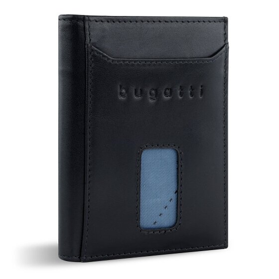 bugatti Secure Slim Geldbörse RFID Schutz Leder 8 cm