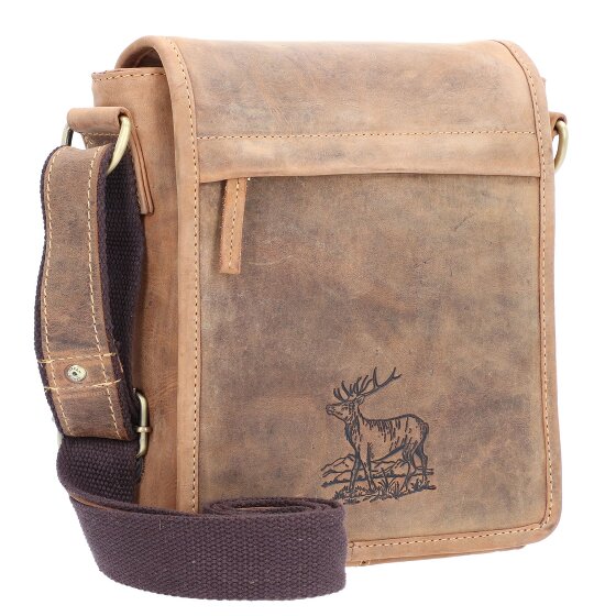 Greenburry Vintage Umhängetasche Leder 20 cm