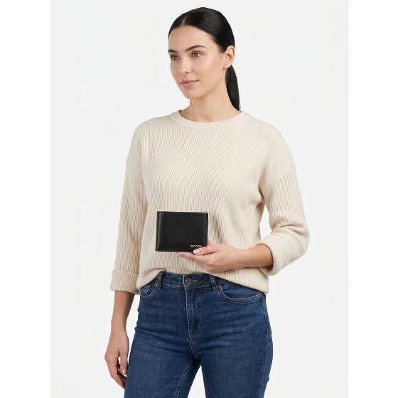 oxmox Leather Geldbörse RFID Schutz Leder 11 cm