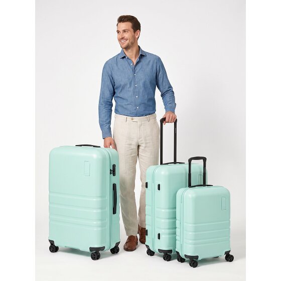Redolz Pro ABS 4 Rollen Kofferset 3-teilig mit Dehnfalte