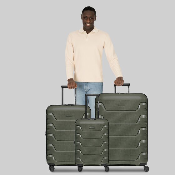 Smartbox Edition 01 4 Rollen Kofferset 3-teilig mit Dehnfalte