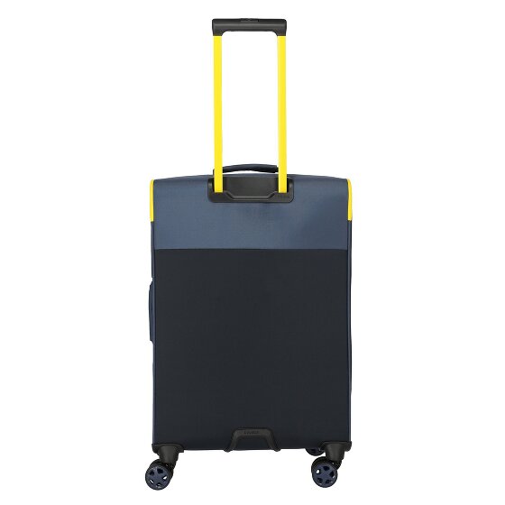 Travelite Color Craze 4 Rollen Trolley M 66 cm mit Dehnfalte