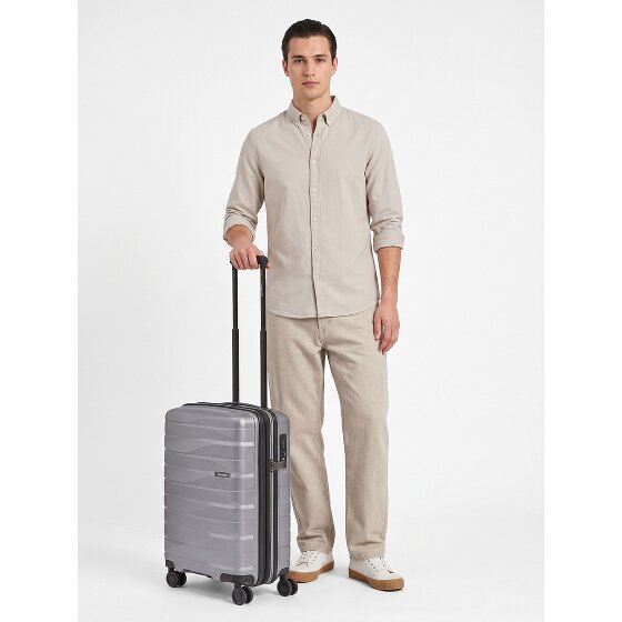 Bergpfeil Travel 4 Rollen Kabinentrolley S 55 cm mit Dehnfalte