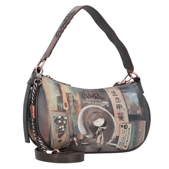 Anekke Shoen Brown Schultertasche 31 cm