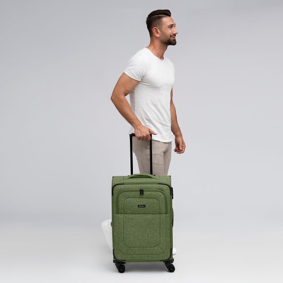 Redolz Essentials 12 MEDIUM 4-Rollen Trolley 67 cm mit Dehnfalte