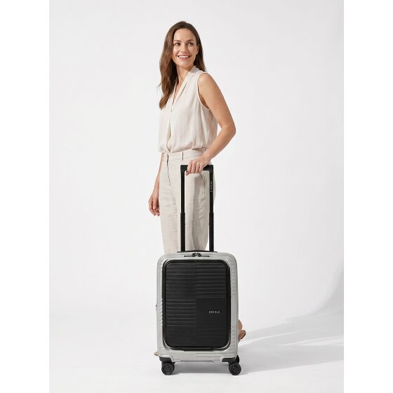 Redolz Essentials 17 2.0 4 Rollen Kabinentrolley 55 cm Laptopfach mit Dehnfalte