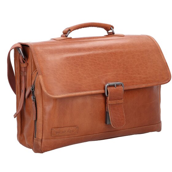 Plevier Quartz Aktentasche Leder 41 cm Laptopfach