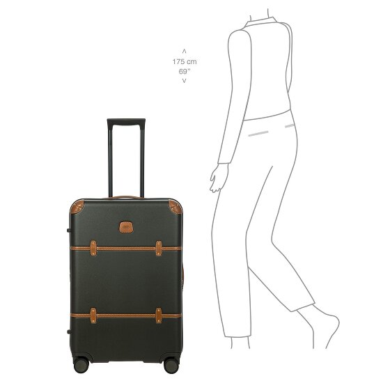 Bric's Bellagio 4 Rollen Trolley 70.5 cm mit Dehnfalte