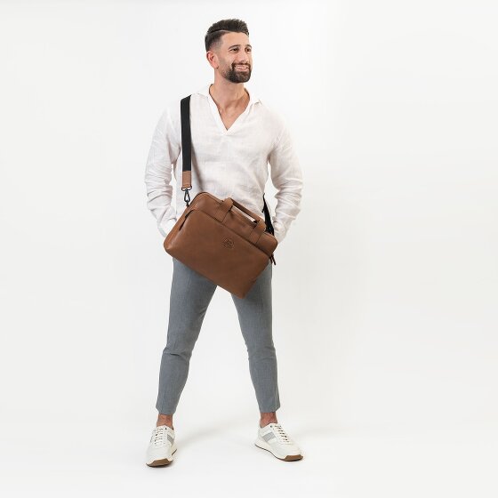 Farmhood Nashville Aktentasche Leder 39 cm Laptopfach