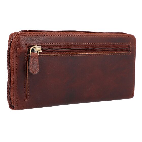 Greenburry Rugged Geldbörse RFID Schutz Leder 19 cm