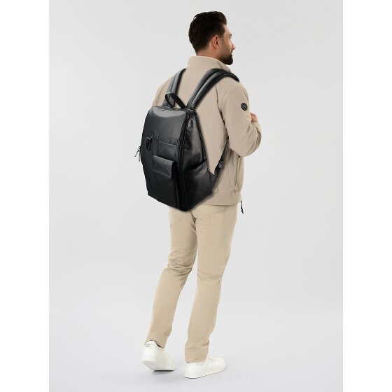 Piquadro Zaino Daypack Leder 34 cm Laptopfach