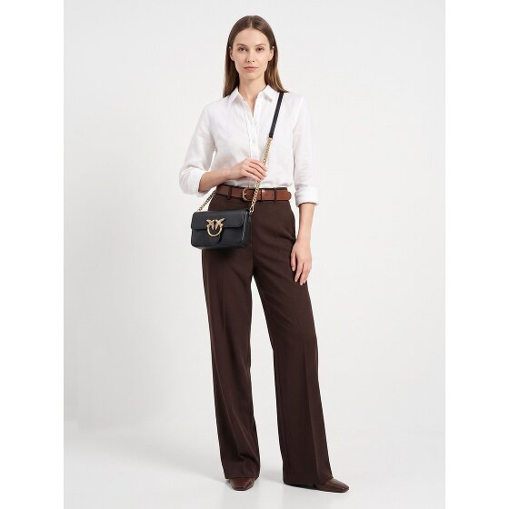 PINKO Love One Umhängetasche Leder 21 cm
