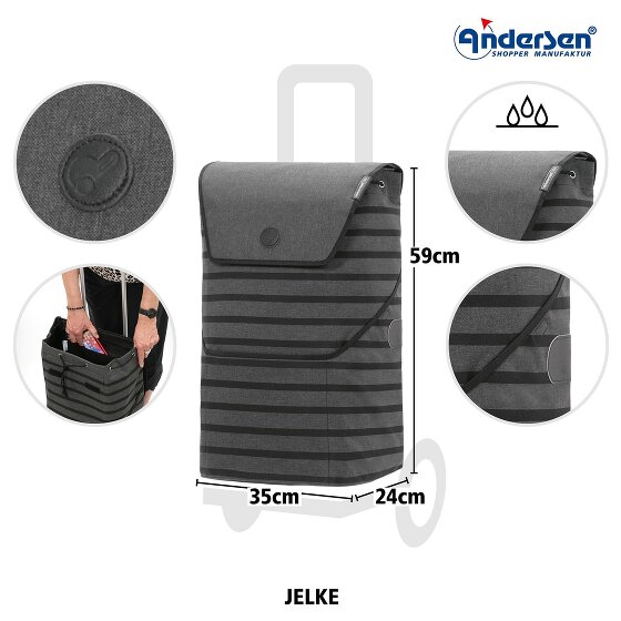 Andersen Shopper Unus Shopper Jelke Einkaufstrolley 59 cm