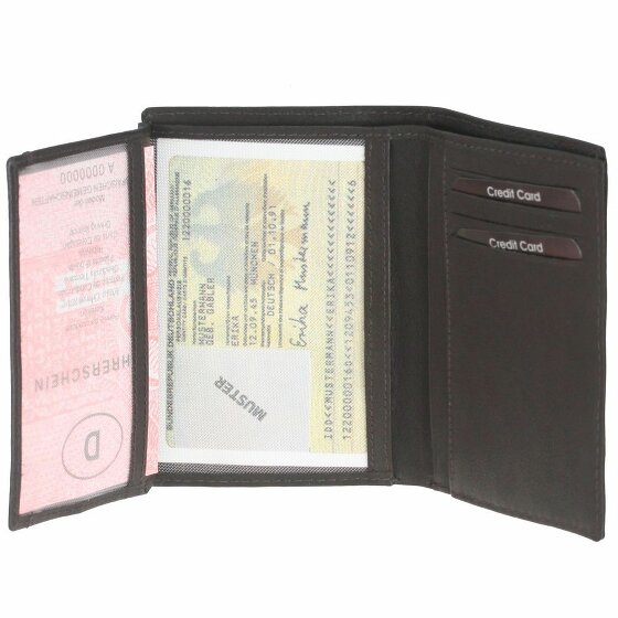 Esquire Duo Ausweisetui Leder 9 cm