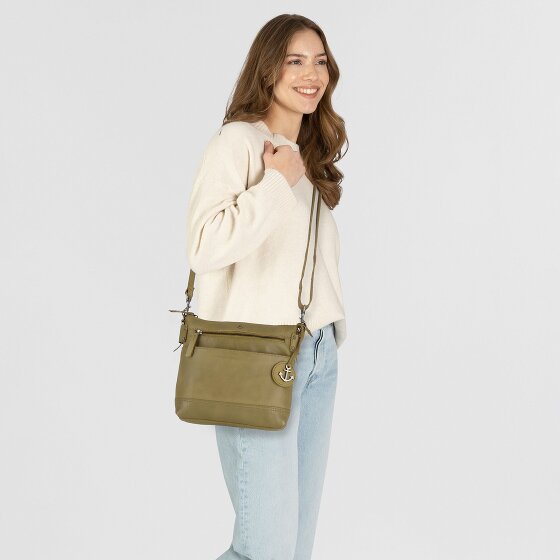 Harbour 2nd Soft Weaving Umhängetasche Leder 25 cm