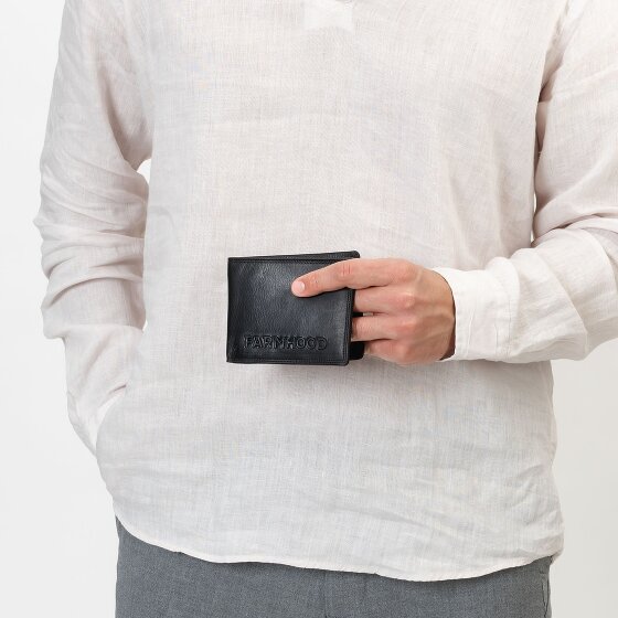 Farmhood Memphis Geldbörse RFID Schutz Leder 12.5 cm
