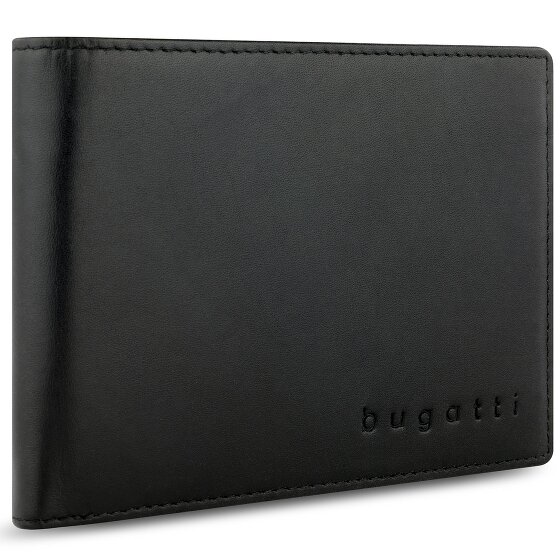 bugatti Super Slim Geldbörse RFID Schutz Leder 12 cm