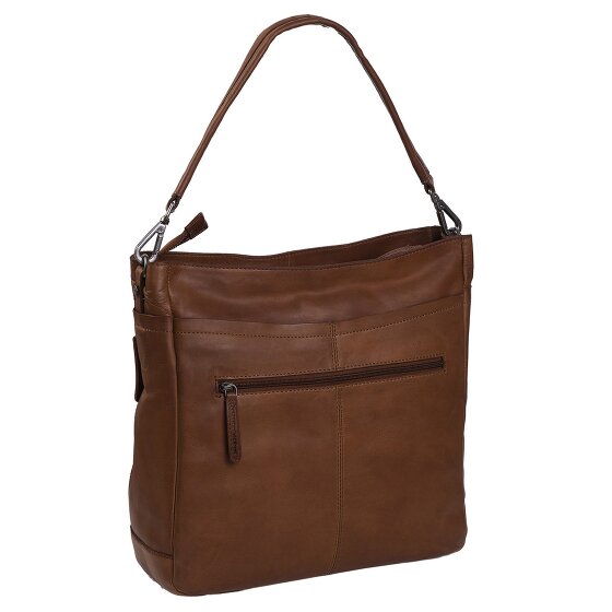 The Chesterfield Brand Wax Pull Up Schultertasche Leder 34 cm Laptopfach