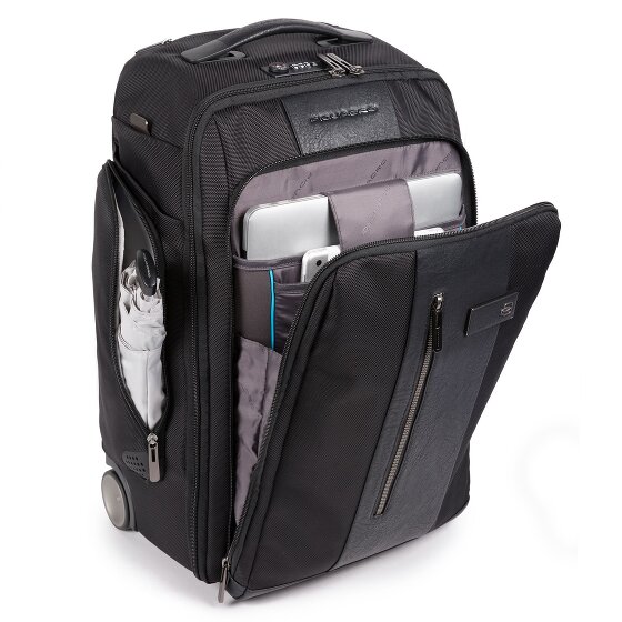 Piquadro Brief 2 Rollen Rucksacktrolley 53 cm Laptopfach