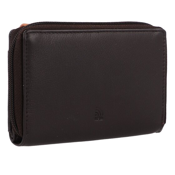Greenburry Nappa Geldbörse RFID Schutz Leder 14 cm