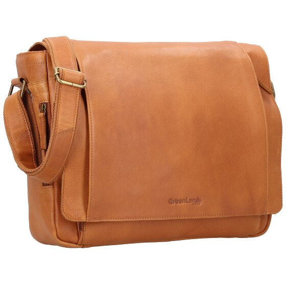 Greenland Nature Nature Messenger Leder 39 cm Laptopfach
