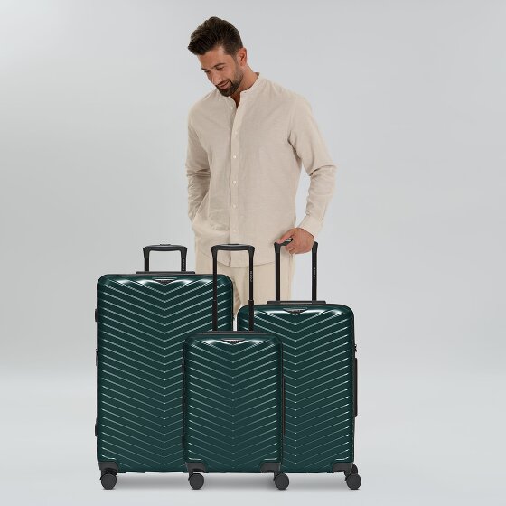 Redolz Essentials 18 4 Rollen Kofferset 3-teilig mit Dehnfalte