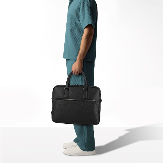 Boss New Crosstown Aktentasche Leder 38 cm Laptopfach