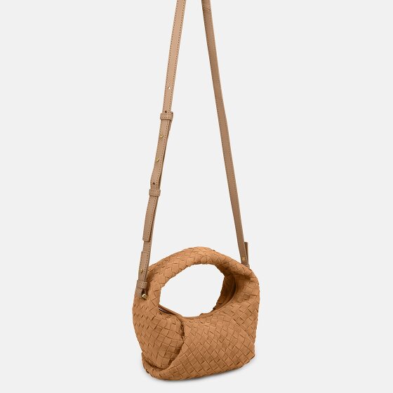 LES VISIONNAIRES Greta mini weave Handtasche Leder 20 cm